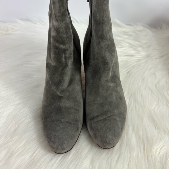 Christian Louboutin Gray Suede Boots Sz 38 - Picture 4 of 15